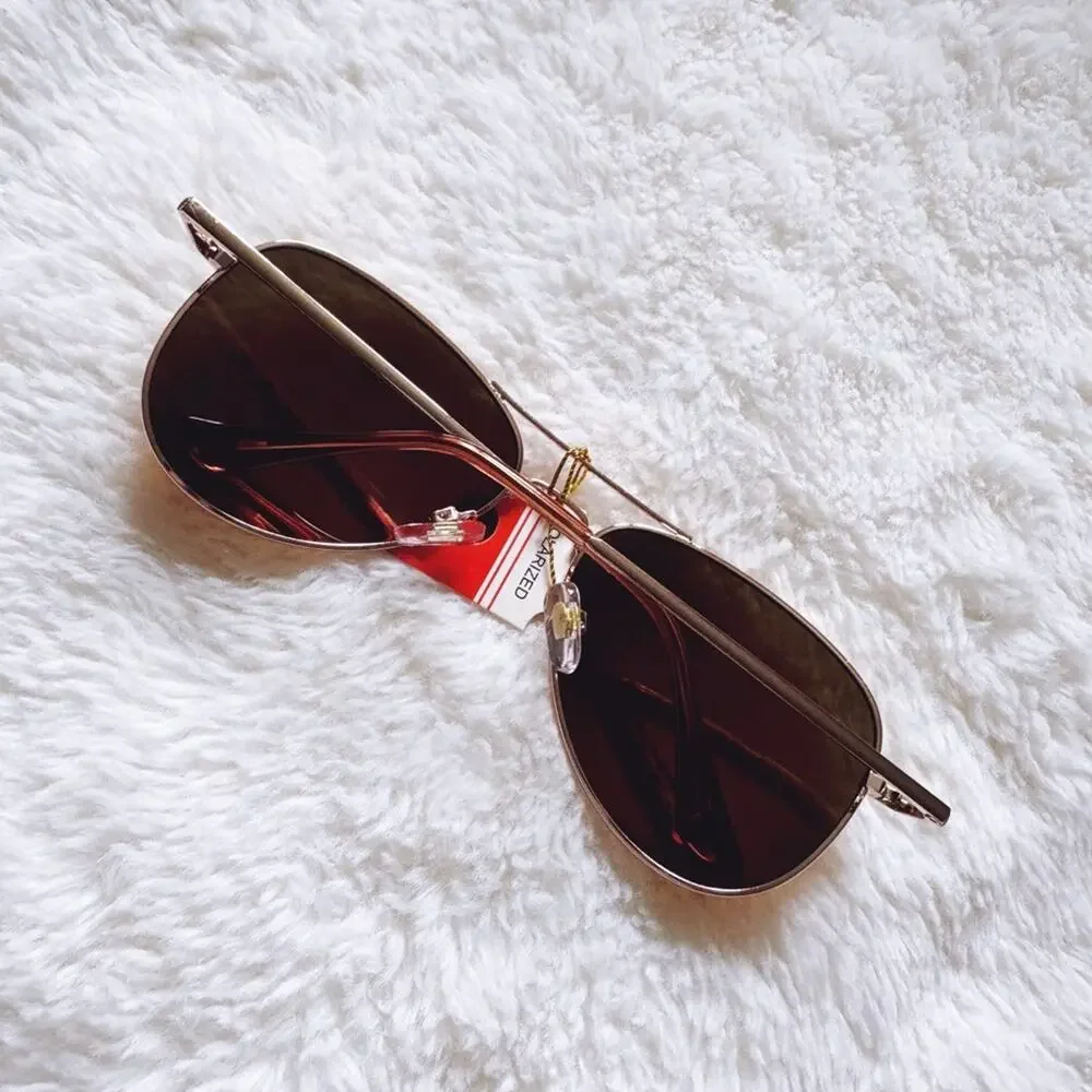 Zane Orange Polarized Mirrored Sunglasses